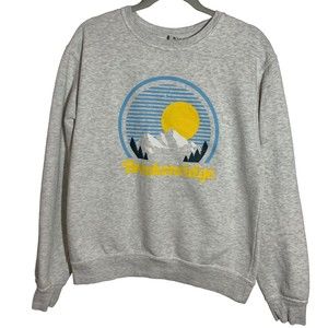 Pacific & Co Women's Size Small Pullover Gray Crew Neck Breckenridge Sweatshirt